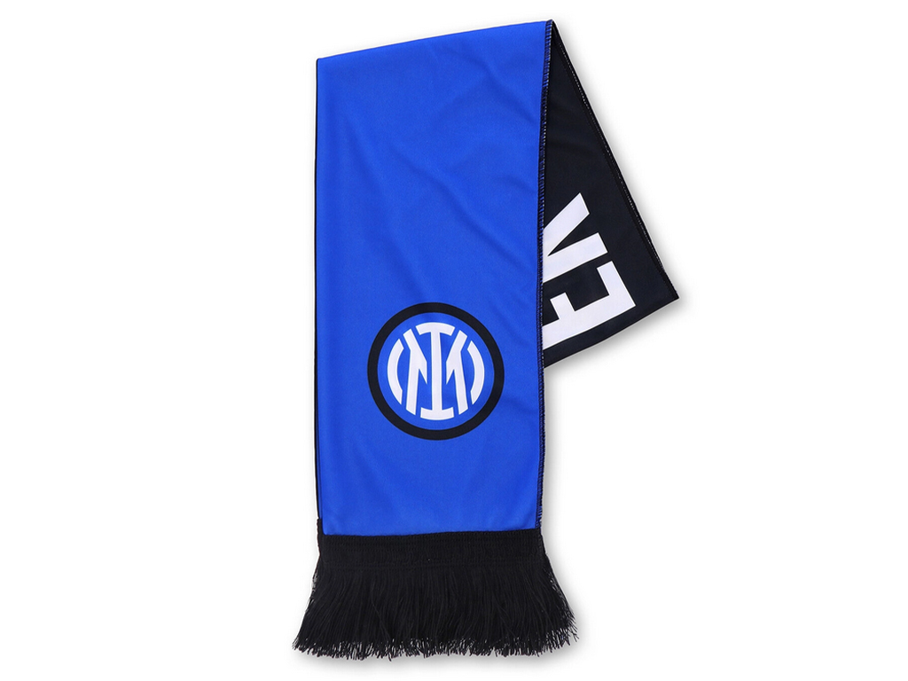 INTER SCIARPA RASO BICOLORE NERAZZURRA | Ellepiu